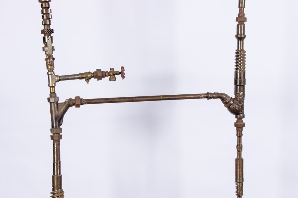 20TH C. JUNK ART HANGING RACK - 2