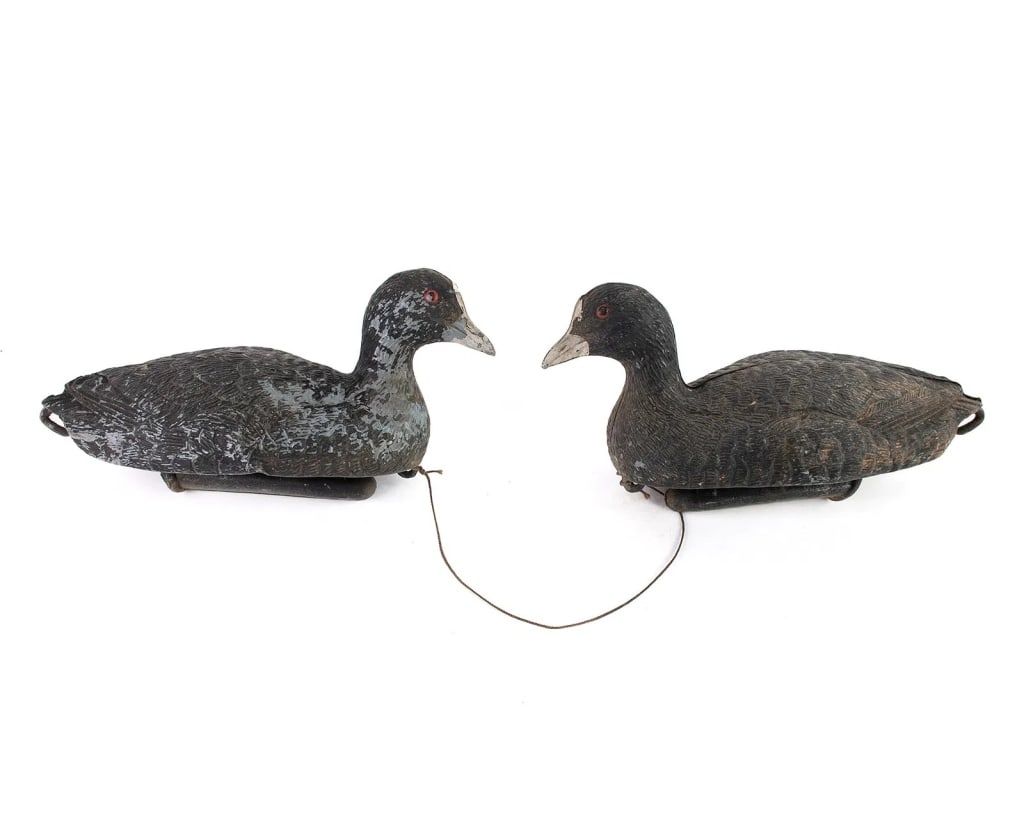 TWO ITALIAN BREVETTATO PLASTIC DUCK DECOYS (1 of 7)
