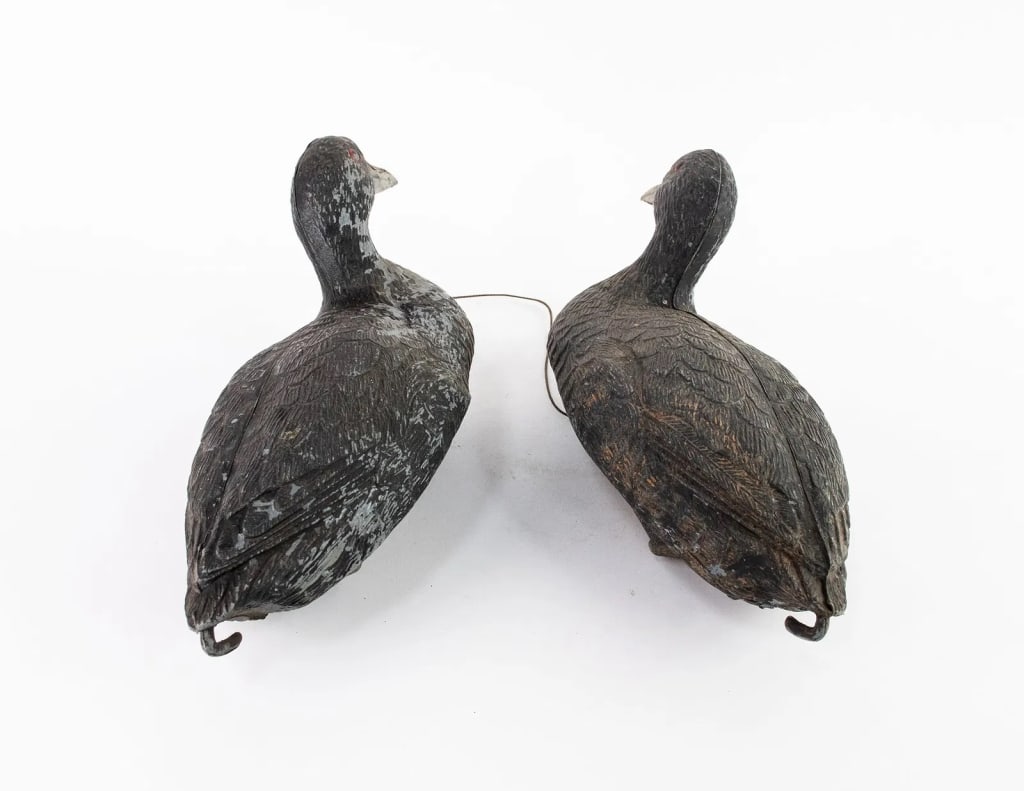 TWO ITALIAN BREVETTATO PLASTIC DUCK DECOYS - 5