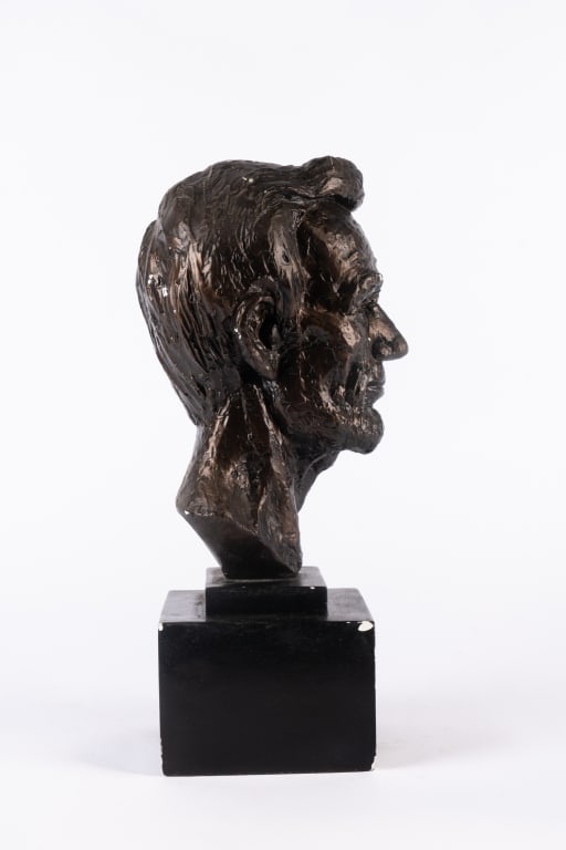 LEO SHERNE ABRAHAM LINCOLN PLASTER BUST - 2
