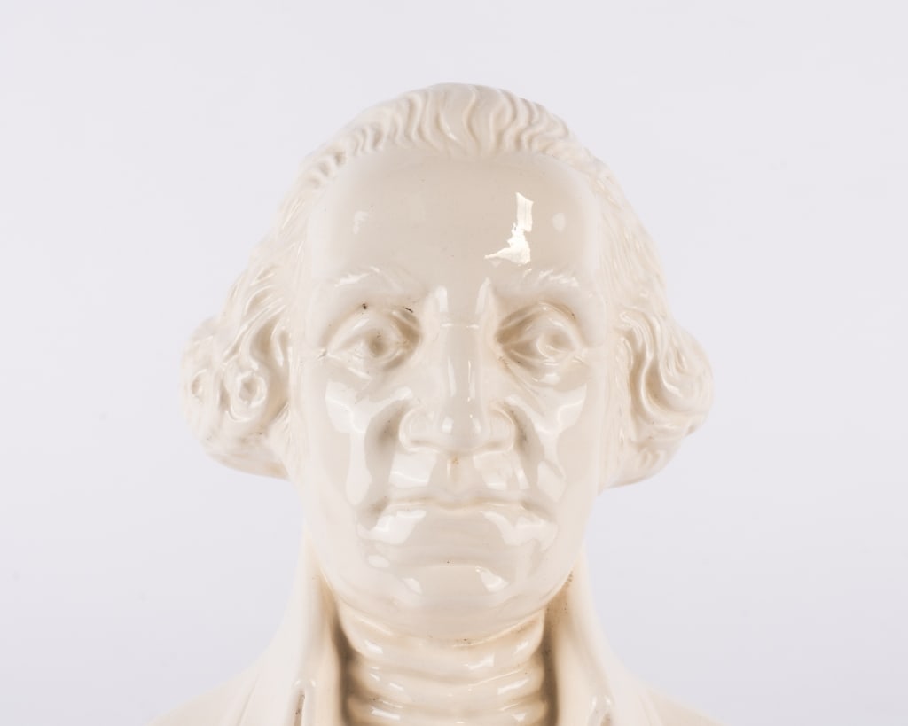 GEORGE WASHINGTON CERAMIC BUST - 4