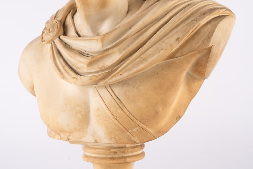 APOLLO BELVEDERE PLASTER BUST - 3