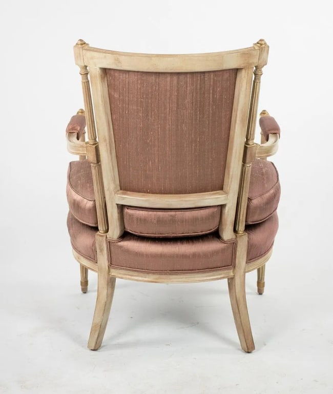 PAIR OF LOUIS XVI STYLE DIRECTOIRE ARMCHAIRS - 12