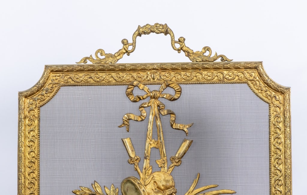 LOUIS XVI STYLE FIRE SCREEN - 2