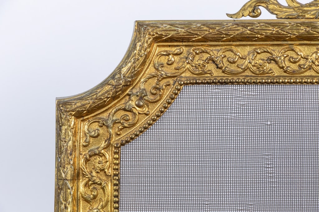 LOUIS XVI STYLE FIRE SCREEN - 4