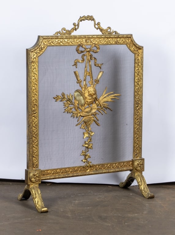 LOUIS XVI STYLE FIRE SCREEN - 6