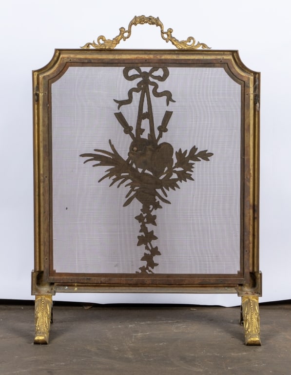 LOUIS XVI STYLE FIRE SCREEN - 7