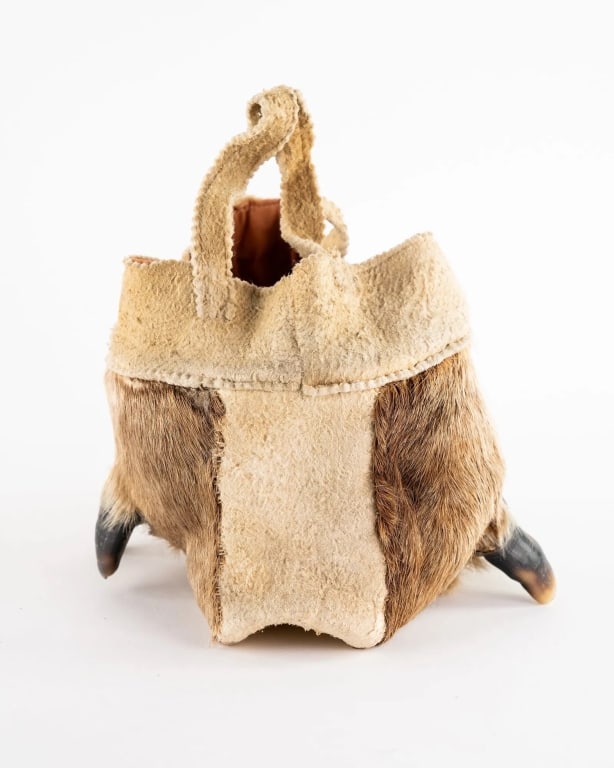 NATIVE AMERICAN DEER HOOF BAG - 3