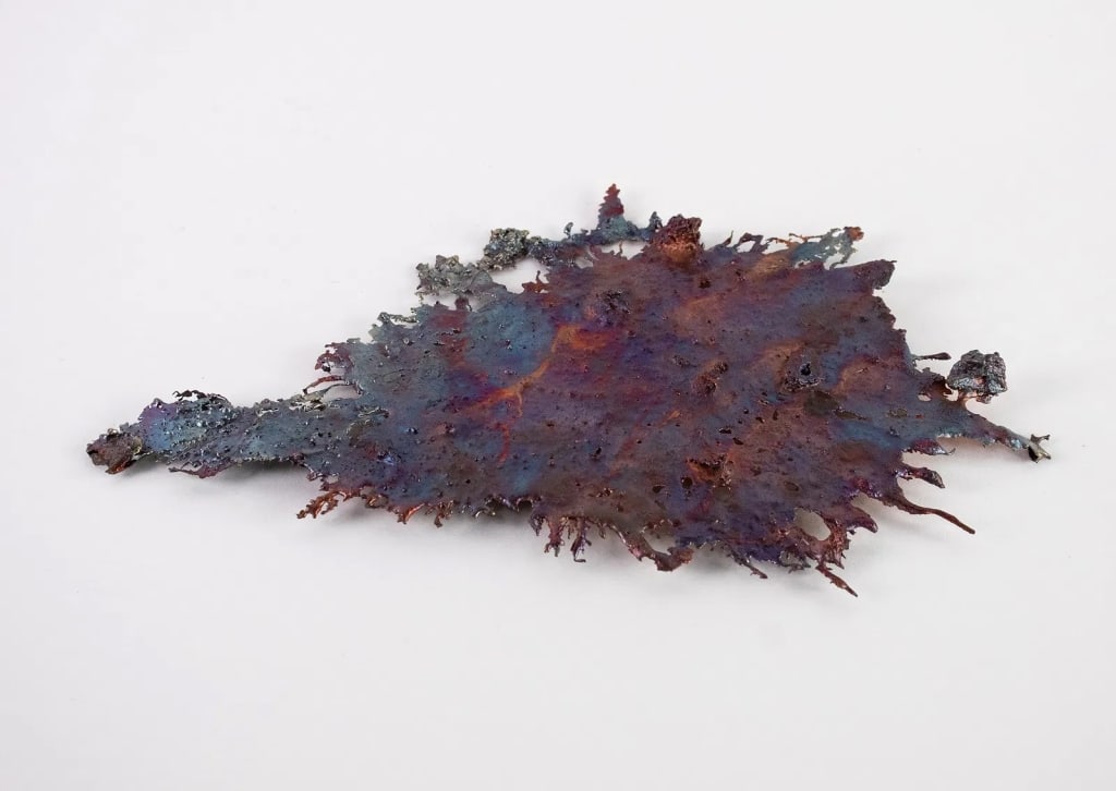 FLAME COPPER SPECIMEN FROM MICHIGAN - 2
