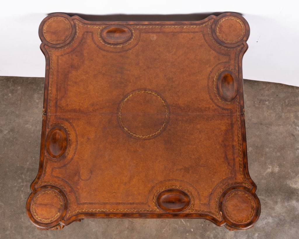 MAITLAND-SMITH CLAWFOOT GAME TABLE - 6
