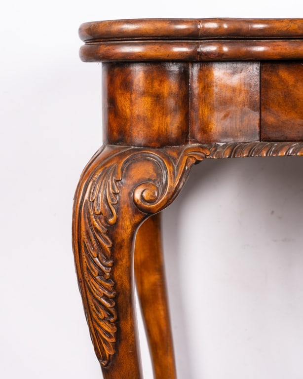 MAITLAND-SMITH CLAWFOOT GAME TABLE - 8