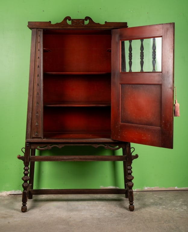 SPANISH COLONIAL STYLE BAR CABINET - 8
