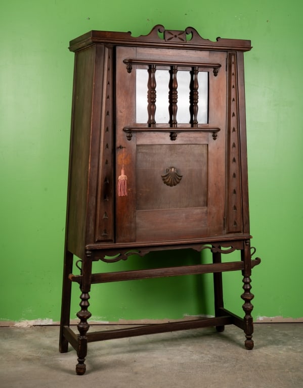 SPANISH COLONIAL STYLE BAR CABINET - 9