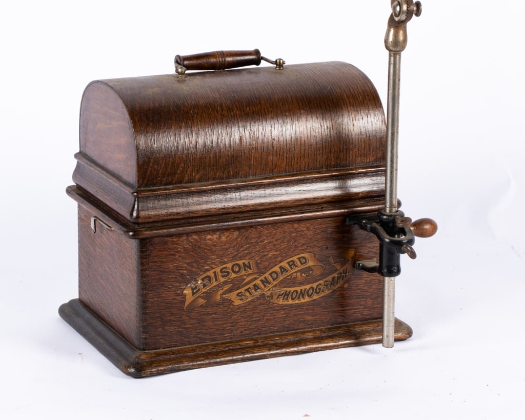 ANTIQUE EDISON CYLINDER PHONOGRAPH MODEL D - 9