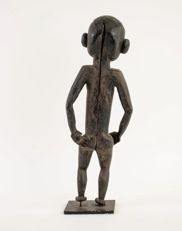 AFRICAN HAND-CARVED EBONY FERTILITY IDOL - 4