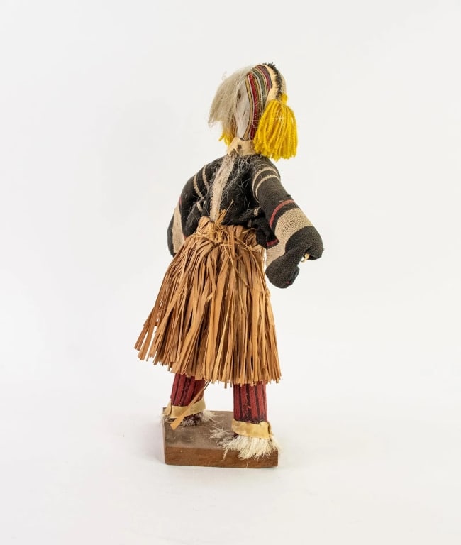 AFRICAN IVORY COAST DEANGLE DAN DANCER DOLL - 3