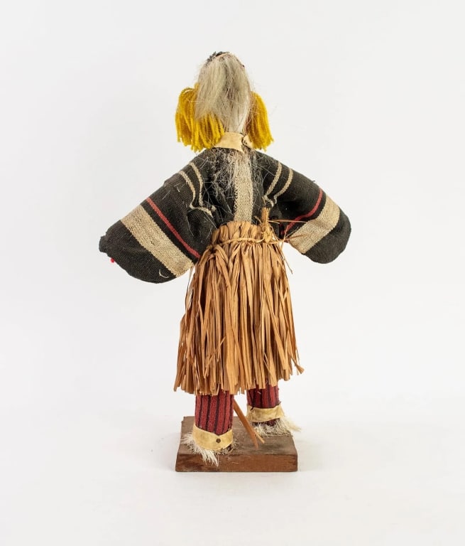 AFRICAN IVORY COAST DEANGLE DAN DANCER DOLL - 4
