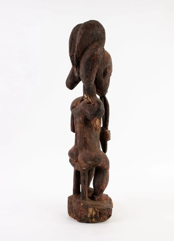 AFRICAN CONGO HEMBA SINGITI MALE FIGURE SCULPTURE - 3