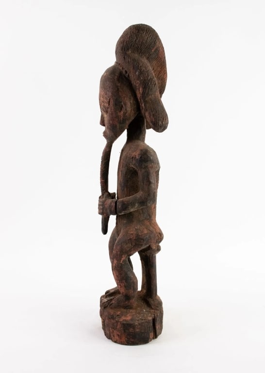 AFRICAN CONGO HEMBA SINGITI MALE FIGURE SCULPTURE - 6