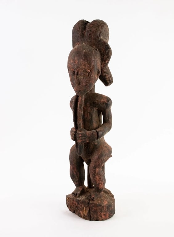AFRICAN CONGO HEMBA SINGITI MALE FIGURE SCULPTURE - 7