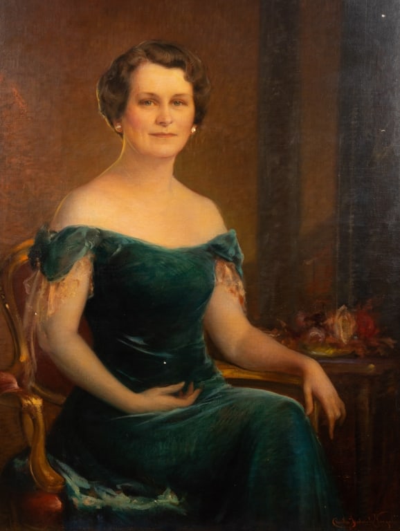 C.F. NAEGELE, PORTRAIT OF A WOMAN, O/C - 4