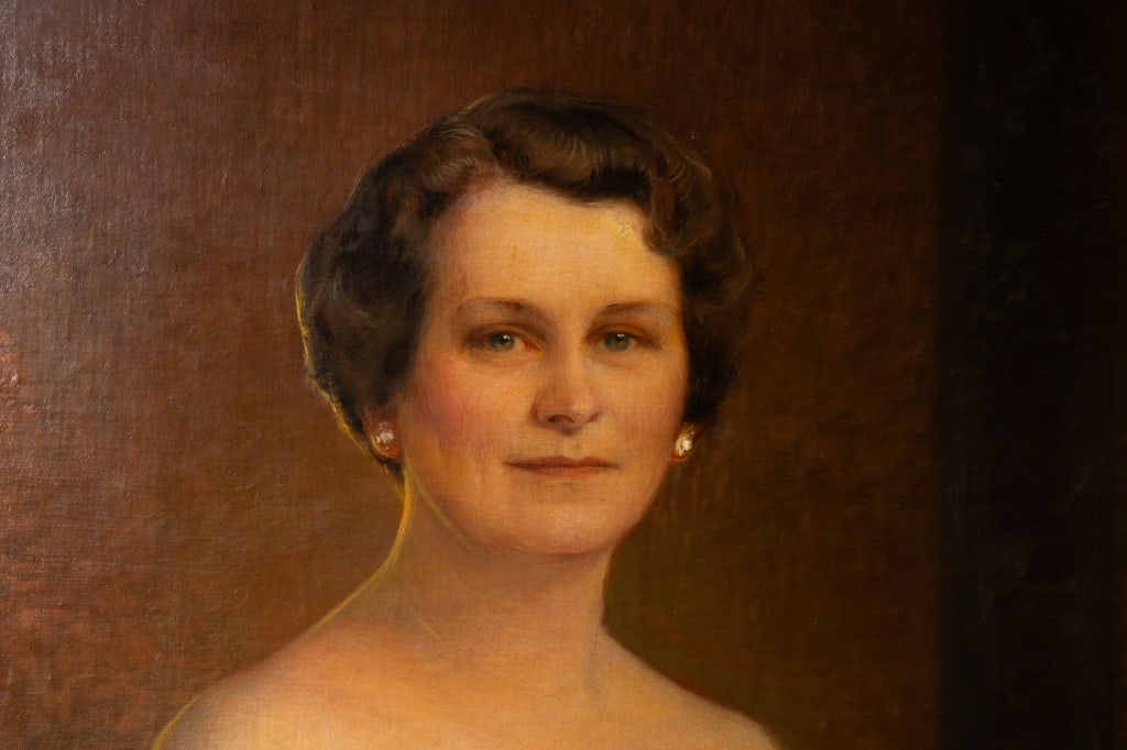 C.F. NAEGELE, PORTRAIT OF A WOMAN, O/C - 5