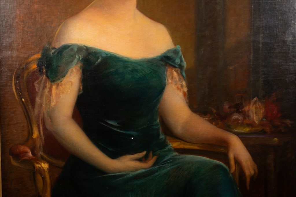 C.F. NAEGELE, PORTRAIT OF A WOMAN, O/C - 6