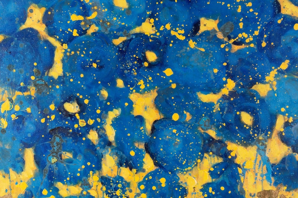 PAIR OF MODERN ABSTRACT PAINTINGS - 3