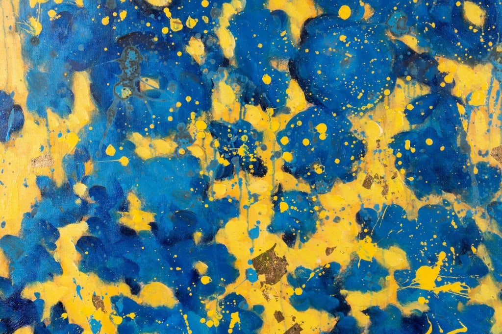 PAIR OF MODERN ABSTRACT PAINTINGS - 4