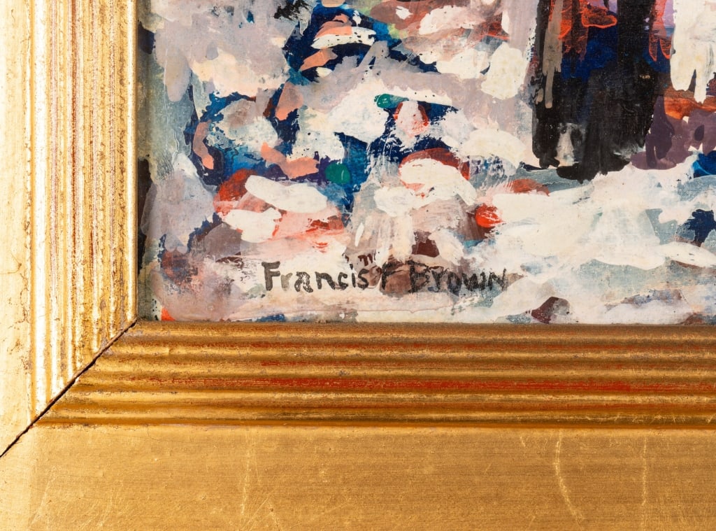 FRANCIS FOCER BROWN TEMPERA WINTER - 5