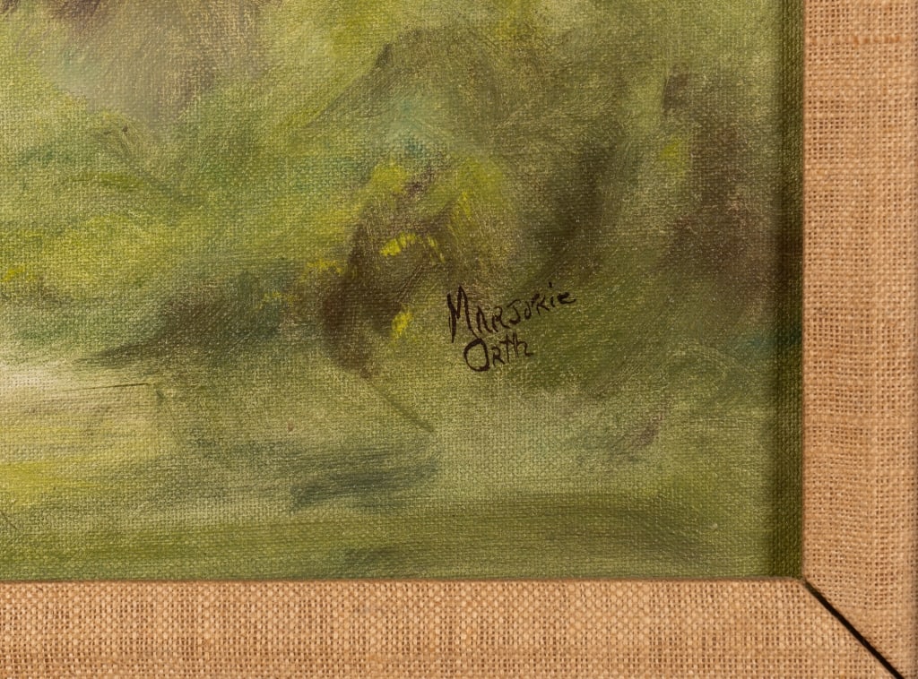 OIL LANDSCAPE BY MARJORIE ORTH - 4