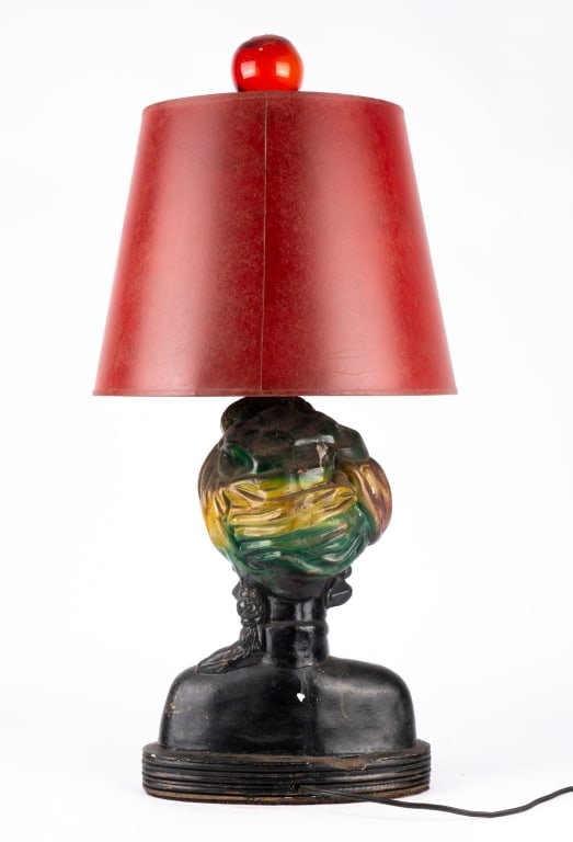 BLACKAMOOR ITALIAN FIGURAL TABLE LAMP - 6