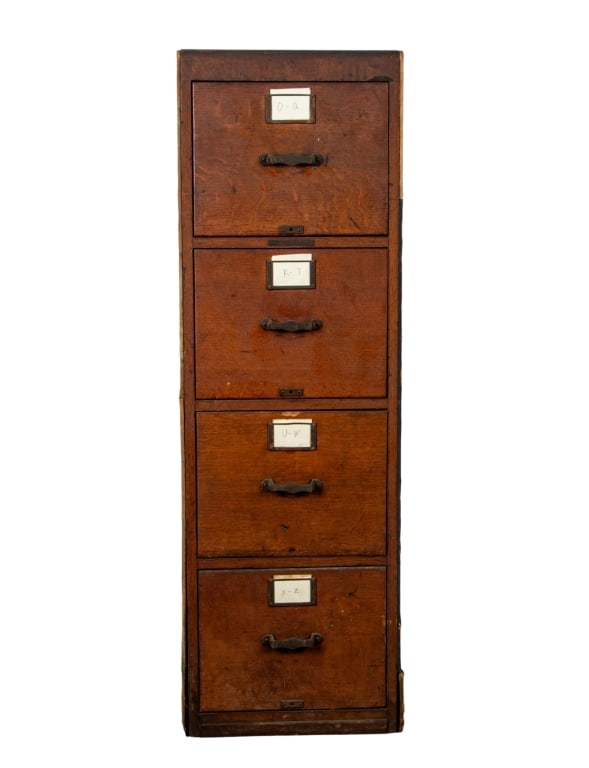 LIBRARY BUREAU 4 DRAWER FILE CABINET (1 of 7)