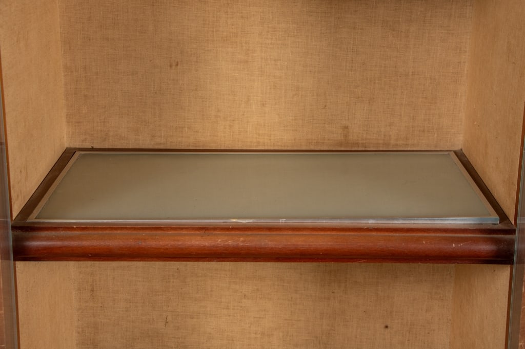 VINTAGE ART DECO STYLE LIGHTED SHOWCASE CABINET - 5