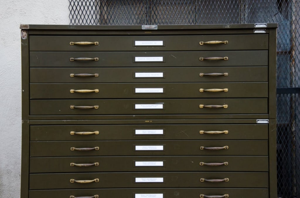 HAMILTON ARCHITECTURAL FLAT FILE CABINET - 2