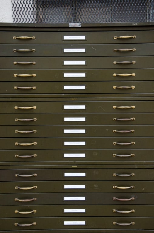 HAMILTON ARCHITECTURAL FLAT FILE CABINET - 3