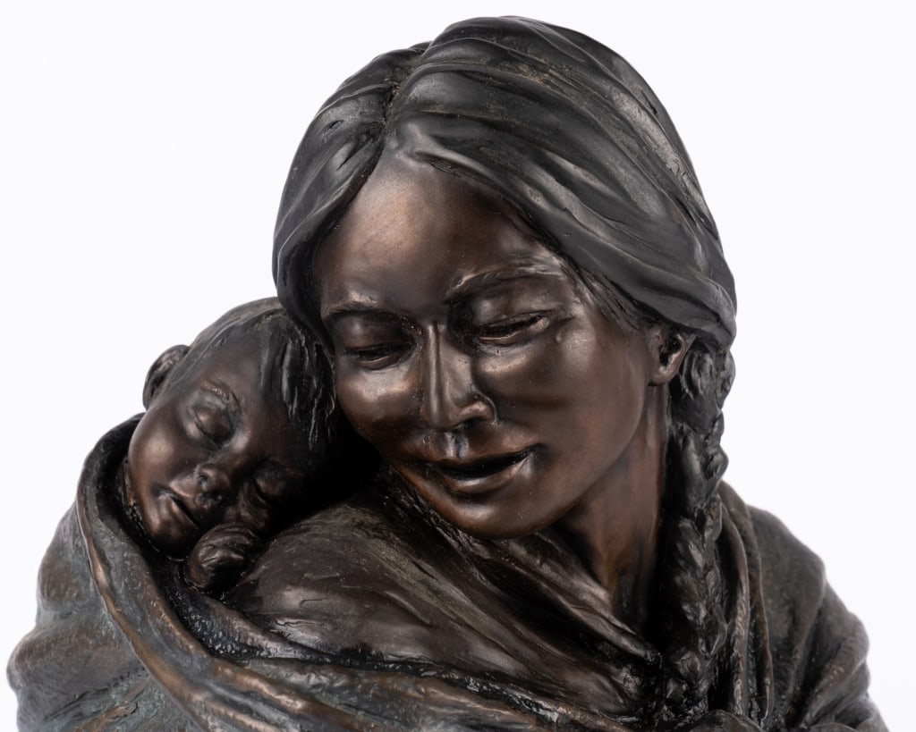 PRECIOUS BURDEN BRONZE BY ROSALIND COOK - 3