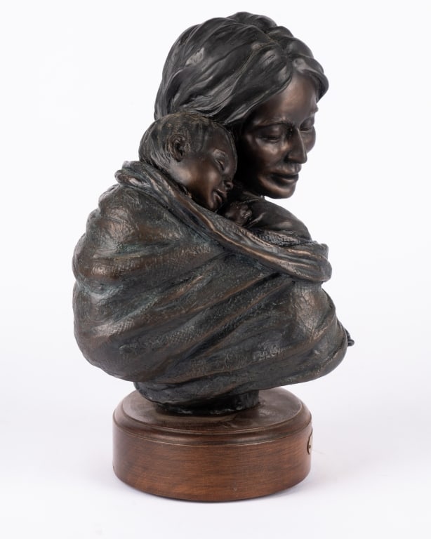 PRECIOUS BURDEN BRONZE BY ROSALIND COOK - 4