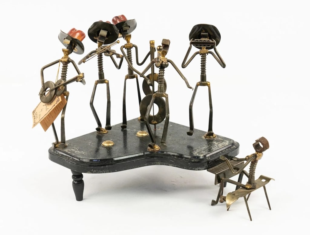 AL WEST ASSEMBLAGE SCULPTURES - 2