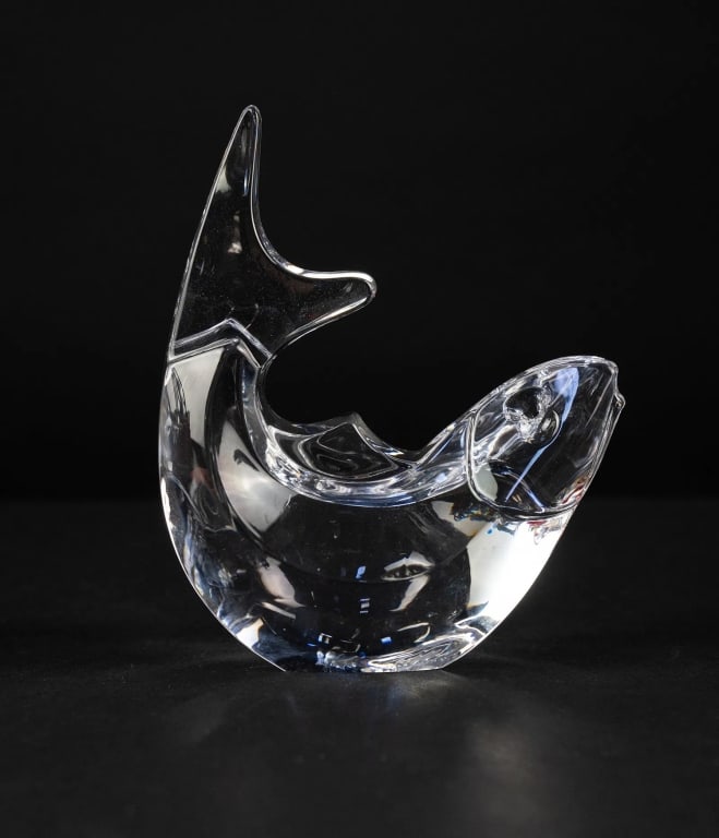 3 ORREFORS SWEDEN CRYSTAL AND GLASS ITEMS - 7