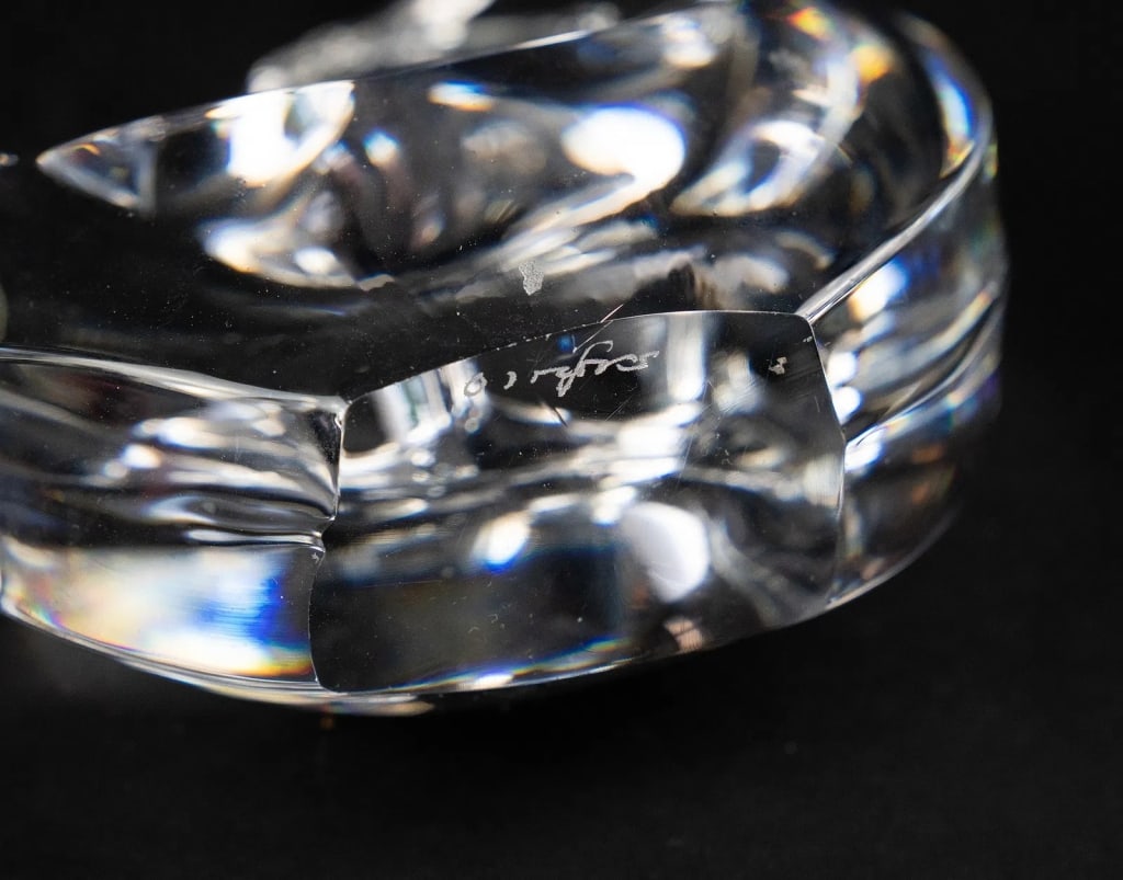 3 ORREFORS SWEDEN CRYSTAL AND GLASS ITEMS - 8