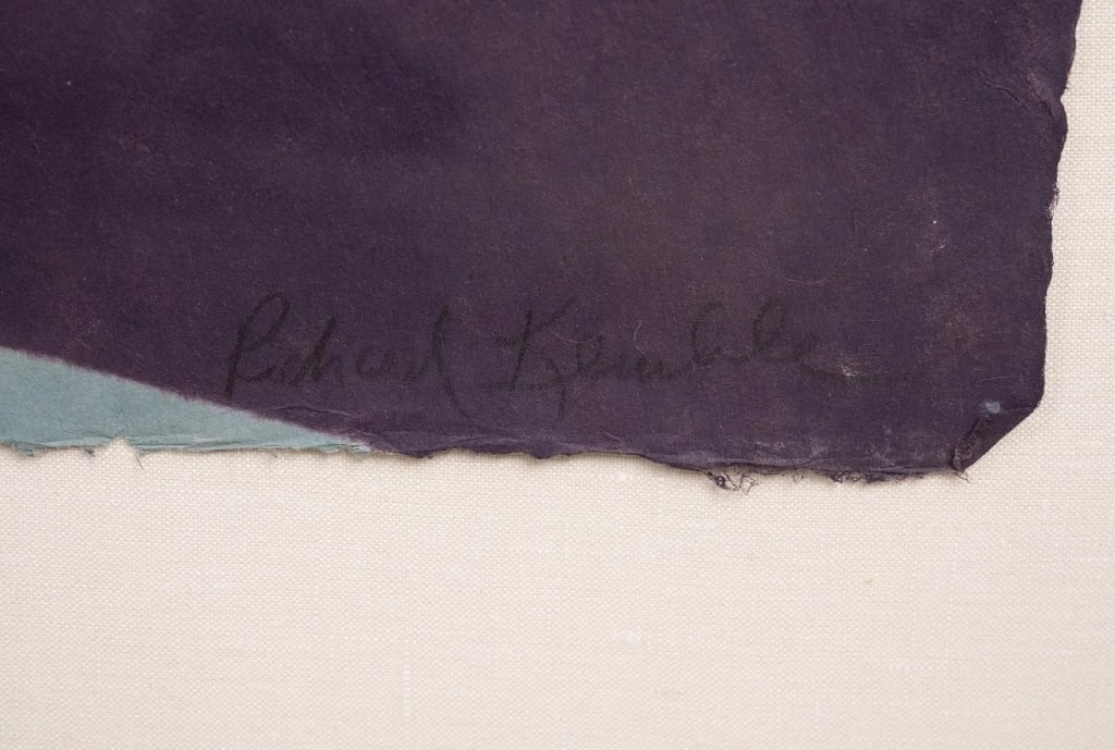 RICHARD KEMBLE 'LIKE RIBBONS ON THE SAND' WOODCUT - 5