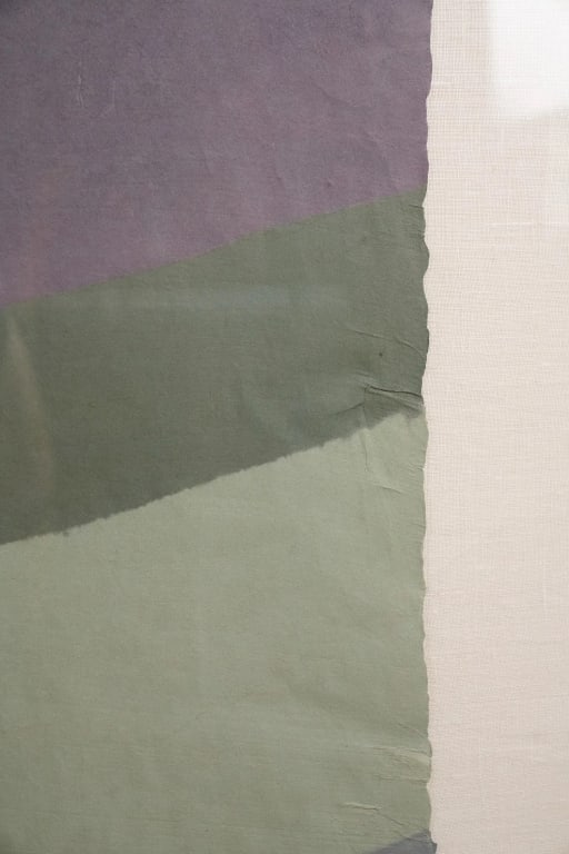 RICHARD KEMBLE 'LIKE RIBBONS ON THE SAND' WOODCUT - 6