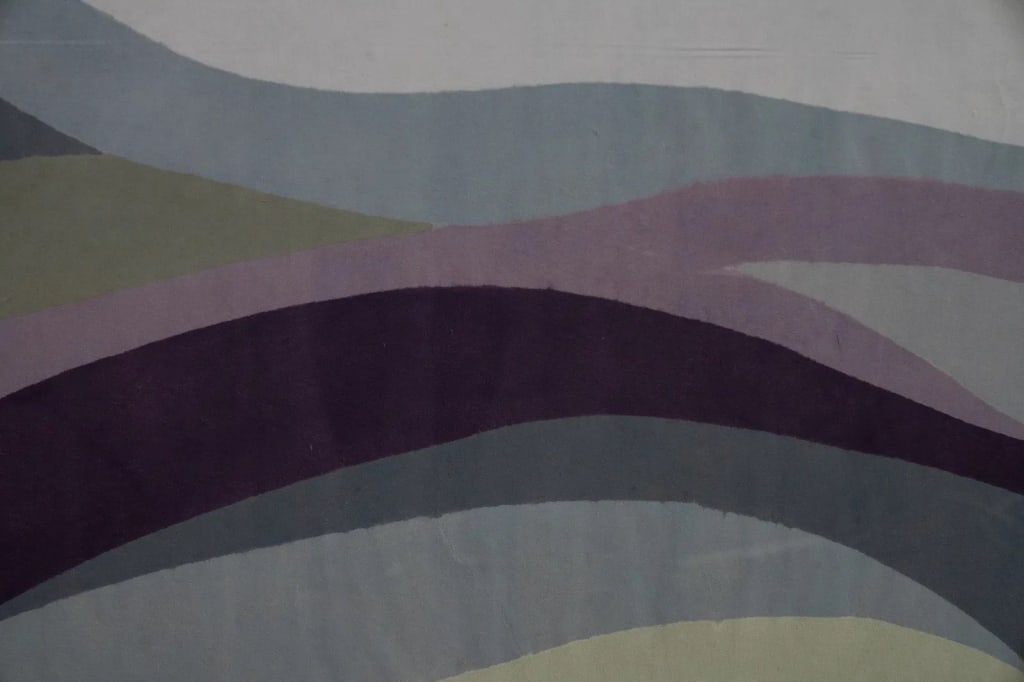 RICHARD KEMBLE 'LIKE RIBBONS ON THE SAND' WOODCUT - 8