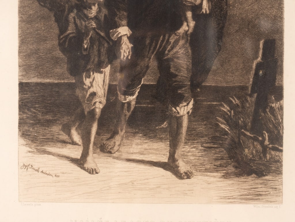 JOSEF ISRAELS, THE BEREAVED FISHERMAN - 6
