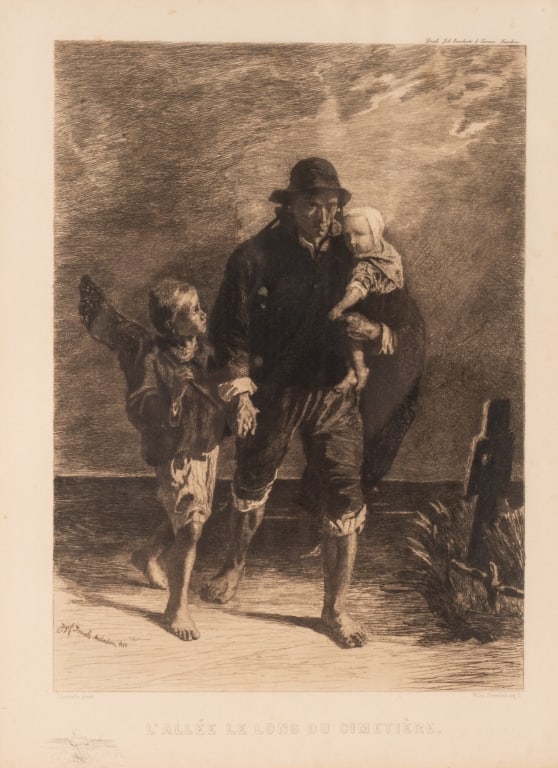 JOSEF ISRAELS, THE BEREAVED FISHERMAN - 7