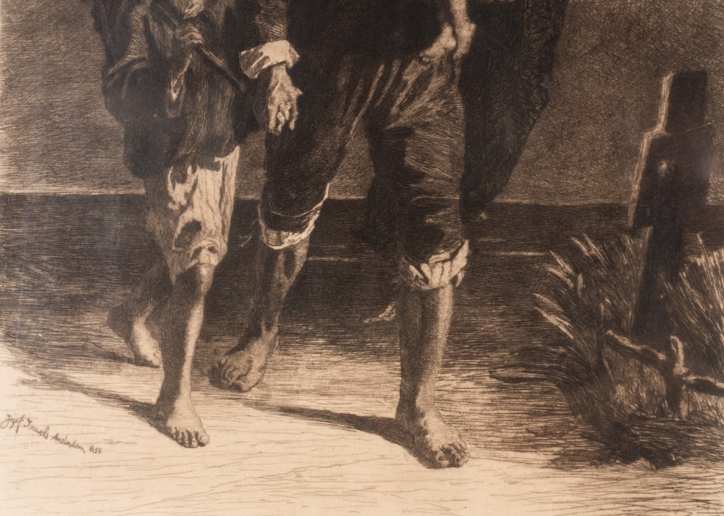 JOSEF ISRAELS, THE BEREAVED FISHERMAN - 8