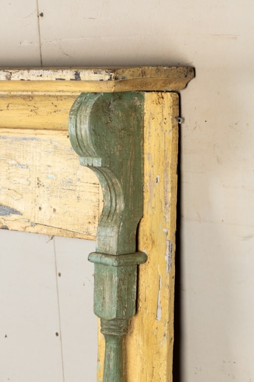 FRENCH PROVINCIAL PAINTED FIREPLACE MANTEL SURROUND - 7