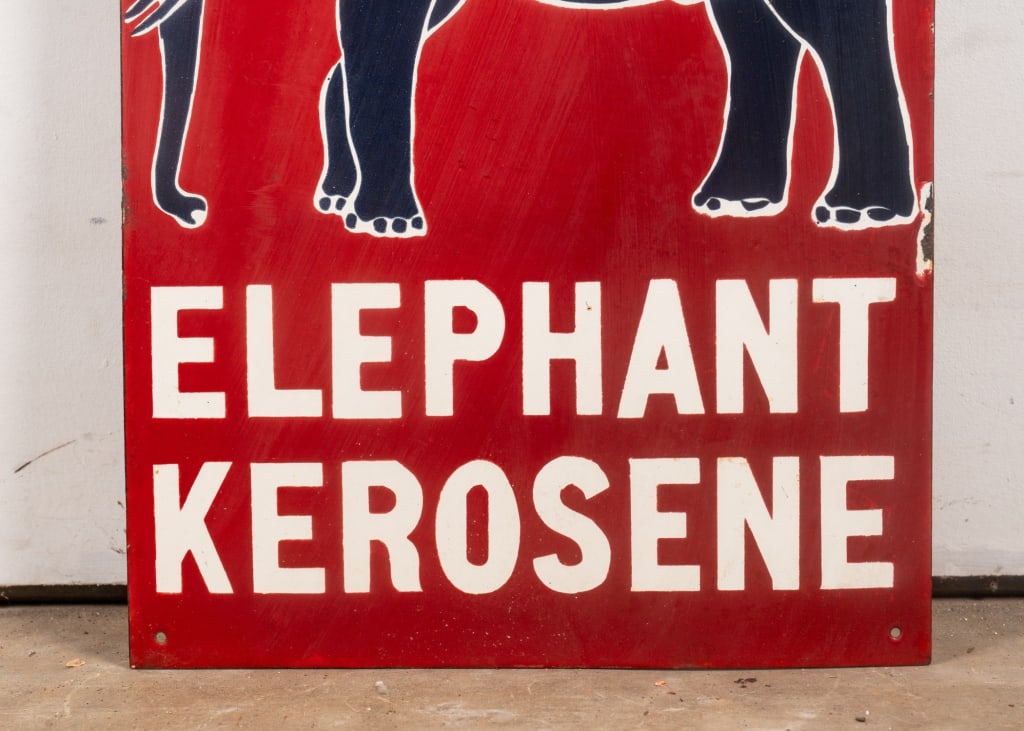 ESSO ELEPHANT KEROSENE ADVERTISING SIGN - 4