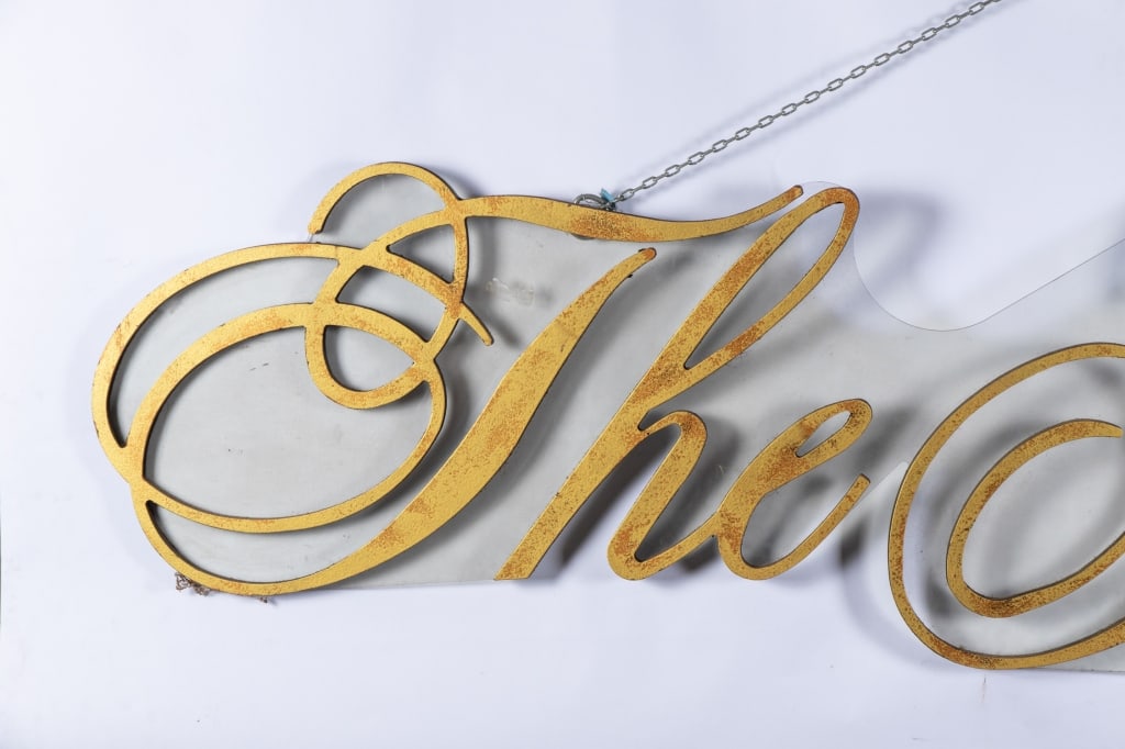 VINTAGE LARGE 'THE PLAZA' SIGN - 2